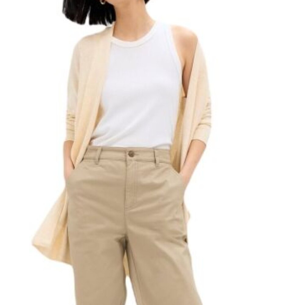 GAP Soft Honeywheat Long Open-Front Cardigan/NWT/M & XL